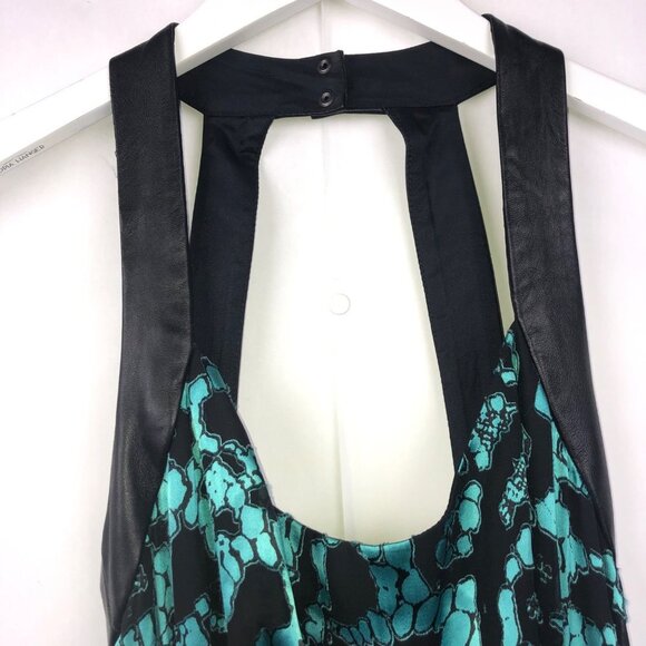 Nanette Lepore Metallic Floral Silk Maxi Dress Size 0 - Picture 5 of 14